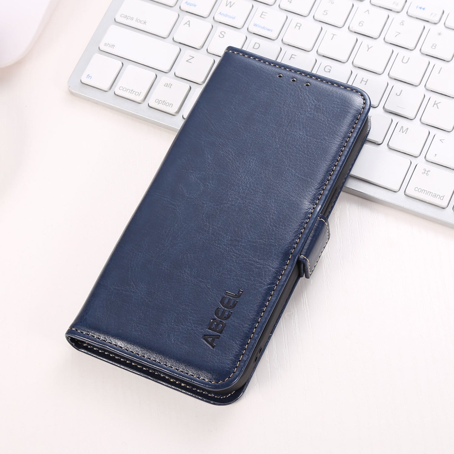 ABEEL For Google Pixel 9 Pro Crazy Horse Texture Wallet Case PU Leather Folio Phone Cover ABEEL For Google Pixel 9 Pro Crazy Horse Texture Wallet Case PU Leather Folio Phone Cover